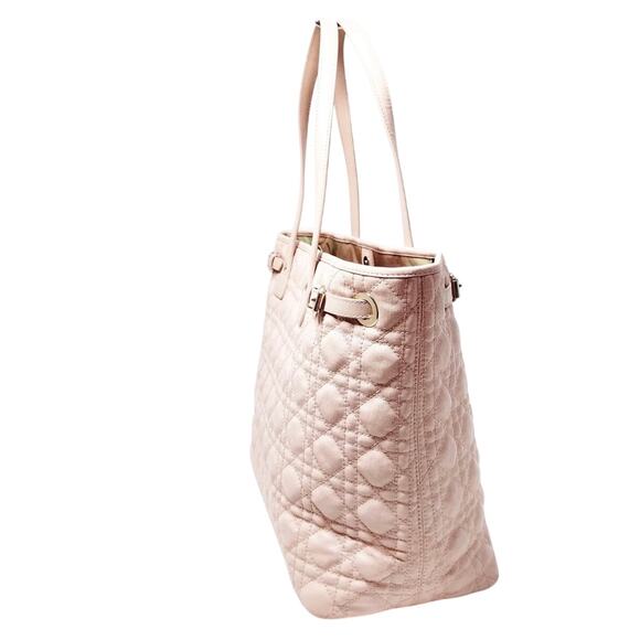 Christian Dior Panarea Tote Coated Pink Canvas - Picture 3 of 8